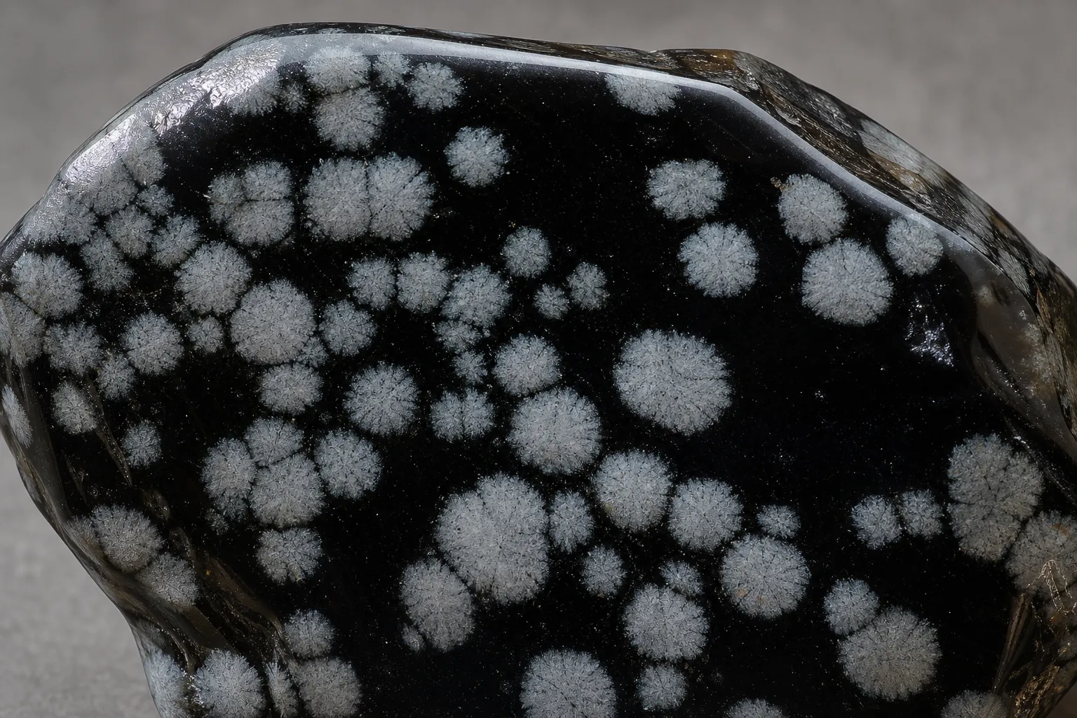 What Are the White Spots in Snowflake Obsidian