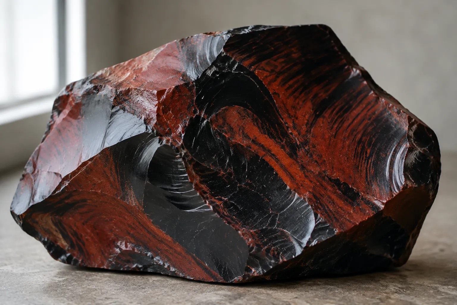 Why Mahogany Obsidian Is Red Brown Instead of Plain Black
